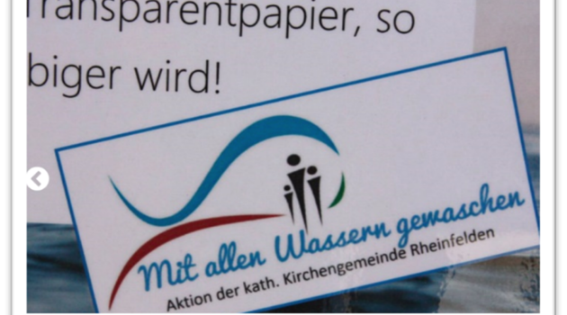 Gelungene Familienaktion mit geschmückten Pfingstbrunnen